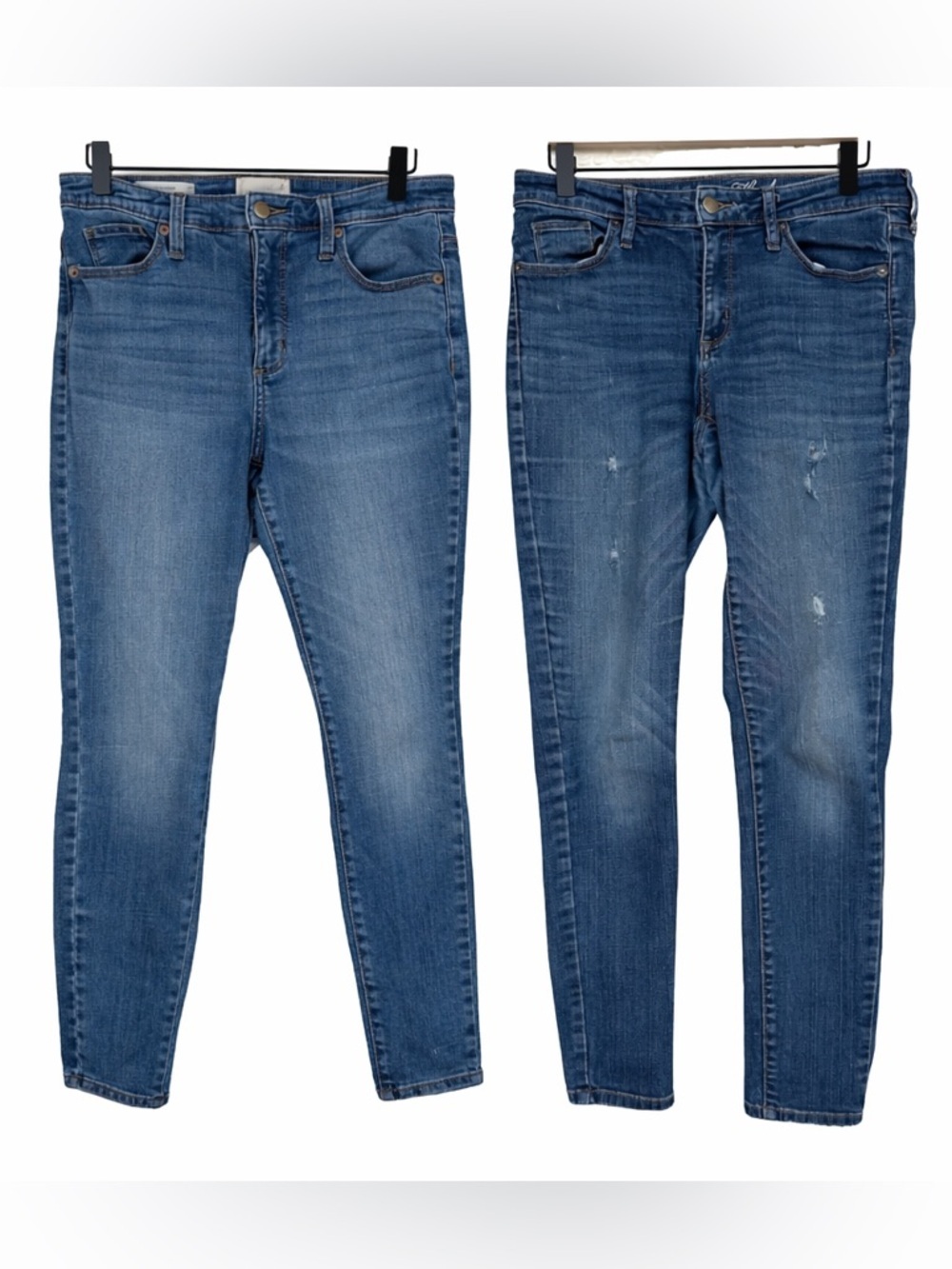BUNDLE Universal Thread High Rise Sknny Jeans 6/28 Womens Blue Denim 2 Pair